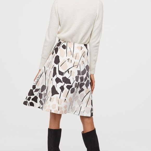 RICHARD ALLAN x H&M. Flared Multi color  knee-length skirt Size:6 - Picture 2 of 6